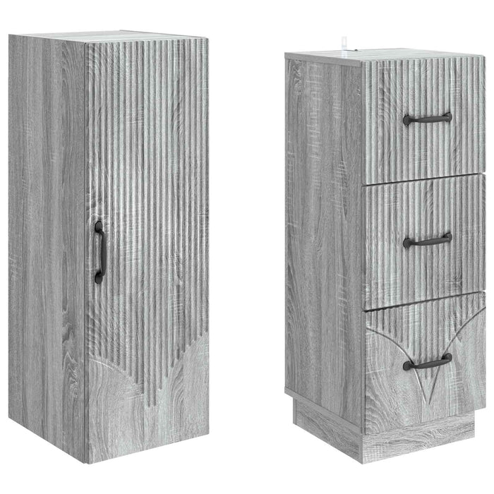 Set de Dulapuri 2 pcs Sonoma gri 33 x 34,5 x 87 cm - WALTI WALTI