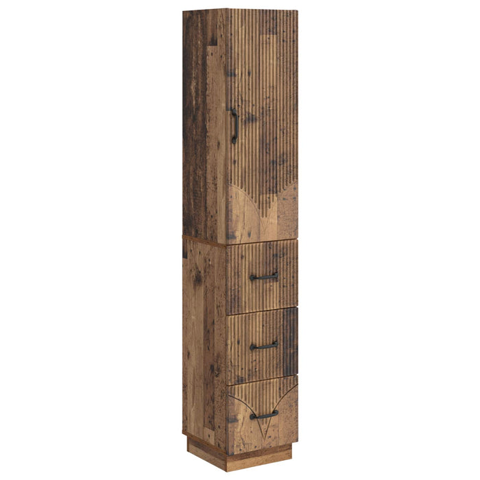 Set de Dulapuri 2 pcs Lemn vechi 33 x 34,5 x 87 cm - WALTI WALTI