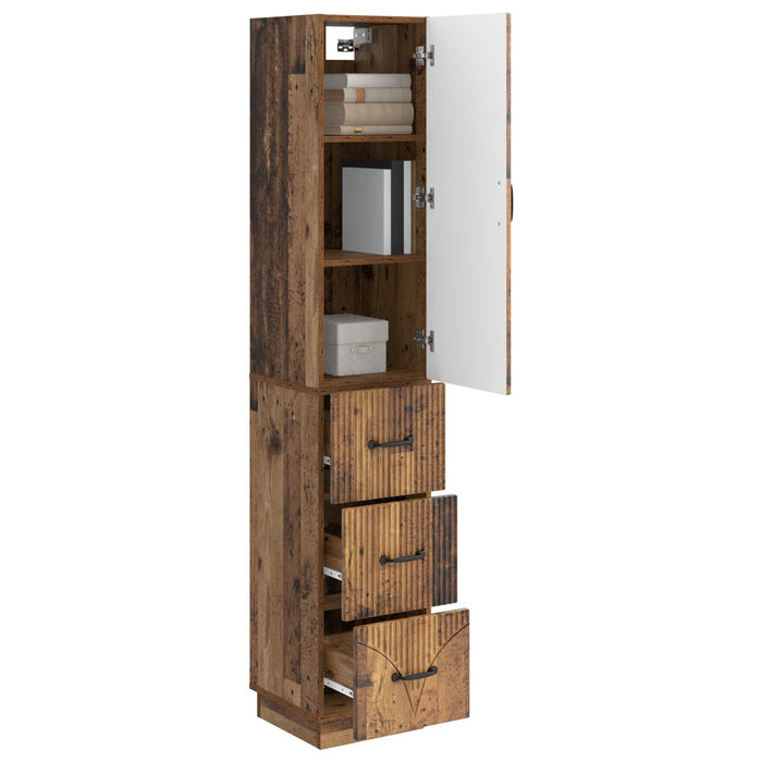 Set de Dulapuri 2 pcs Lemn vechi 33 x 34,5 x 87 cm - WALTI WALTI
