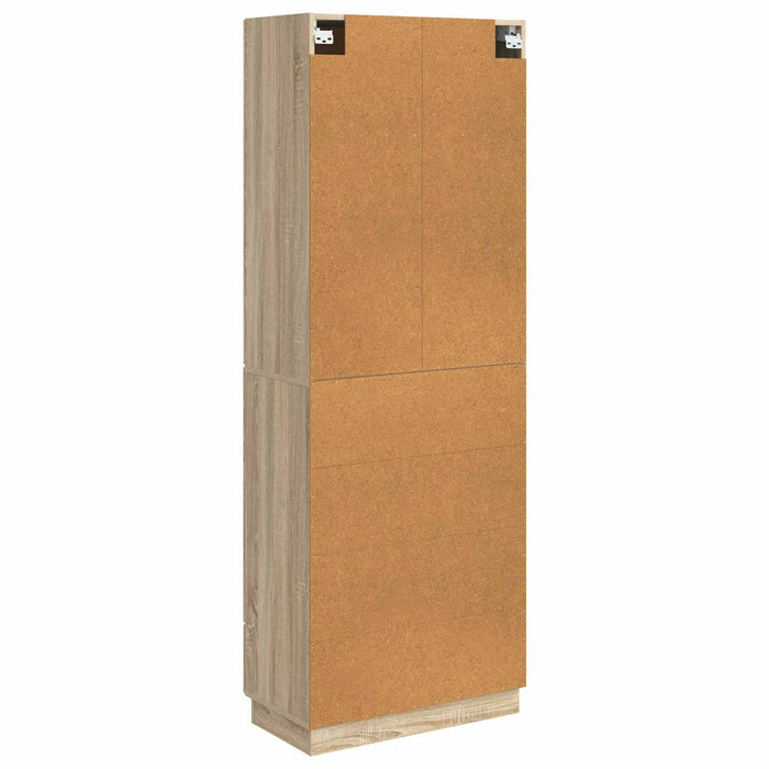 Set de Dulapuri 2 pcs Stejar Sonoma Lemn prelucrat WALTI