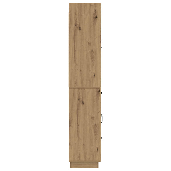 Set de Dulapuri 2 pcs Stejar Artizanal Lemn prelucrat WALTI