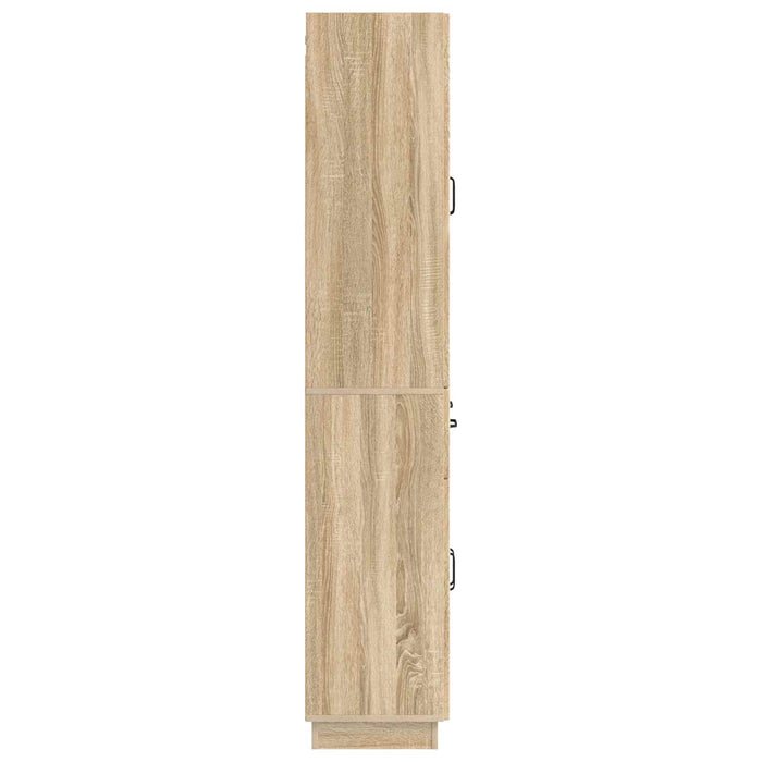 Set de Dulapuri 2 pcs Stejar Sonoma Lemn prelucrat WALTI