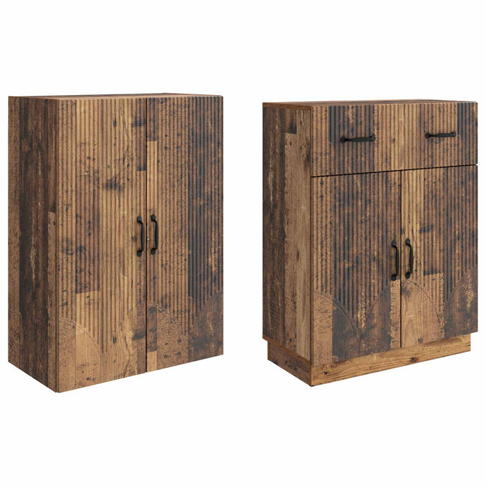 Set de Dulapuri 2 pcs Lemn vechi Lemn prelucrat - WALTI WALTI