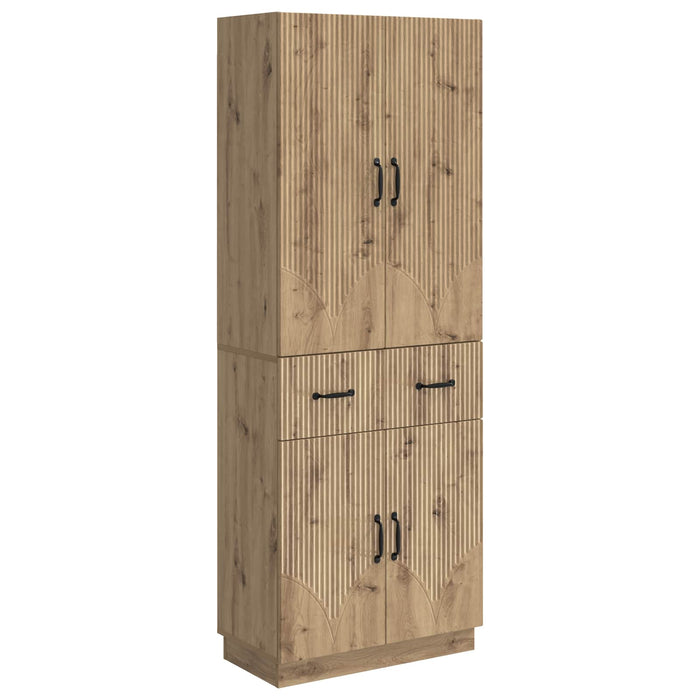 Set de Dulapuri 2 pcs Stejar Artizanal Lemn prelucrat WALTI