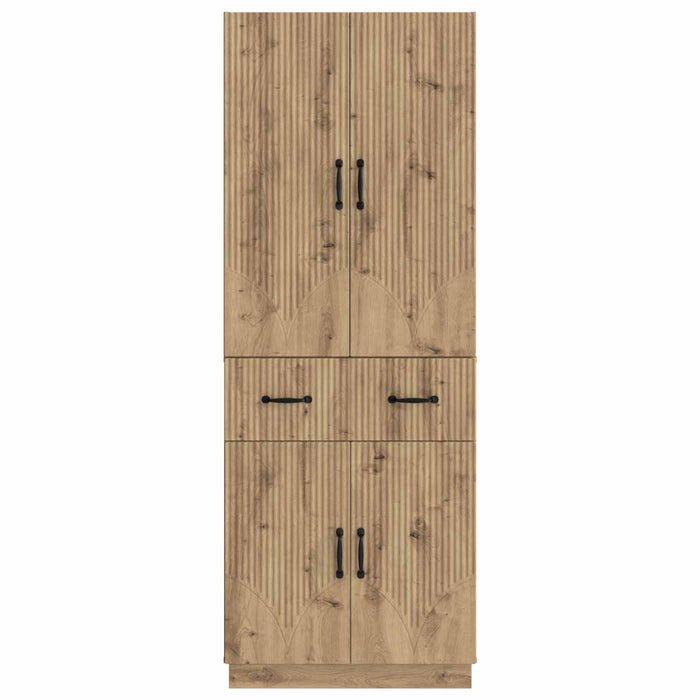 Set de Dulapuri 2 pcs Stejar Artizanal Lemn prelucrat WALTI