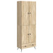 Set de Dulapuri 2 pcs Stejar Sonoma Lemn prelucrat - WALTI WALTI