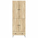 Set de Dulapuri 2 pcs Stejar Sonoma Lemn prelucrat - WALTI WALTI