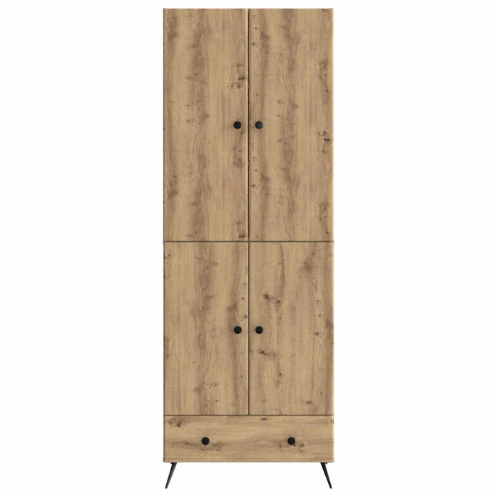 Set de Dulapuri 2 pcs Stejar Artizanal Lemn prelucrat WALTI