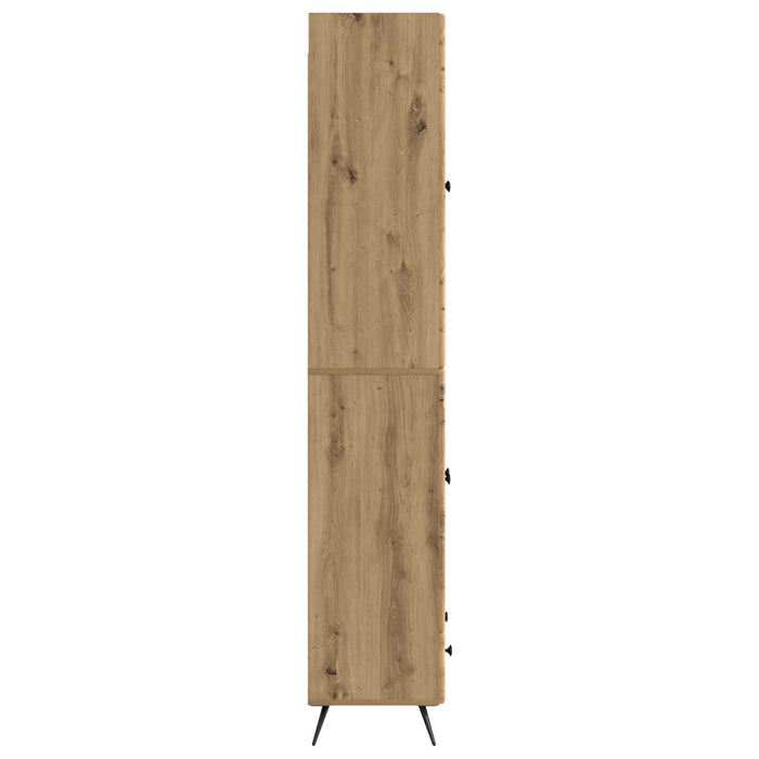 Set de Dulapuri 2 pcs Stejar Artizanal Lemn prelucrat WALTI