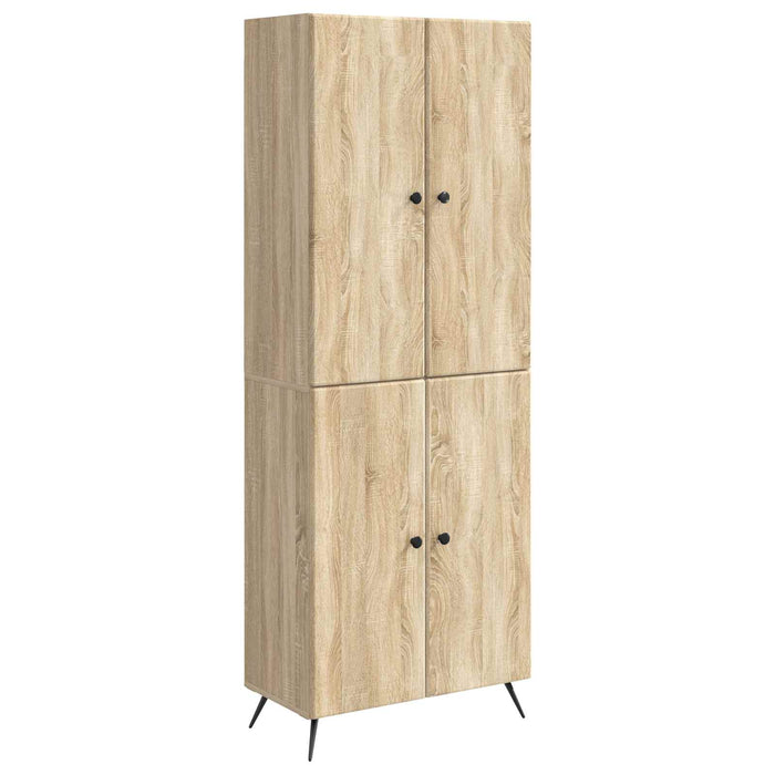 Set de Dulapuri 2 pcs Stejar Sonoma Lemn prelucrat WALTI