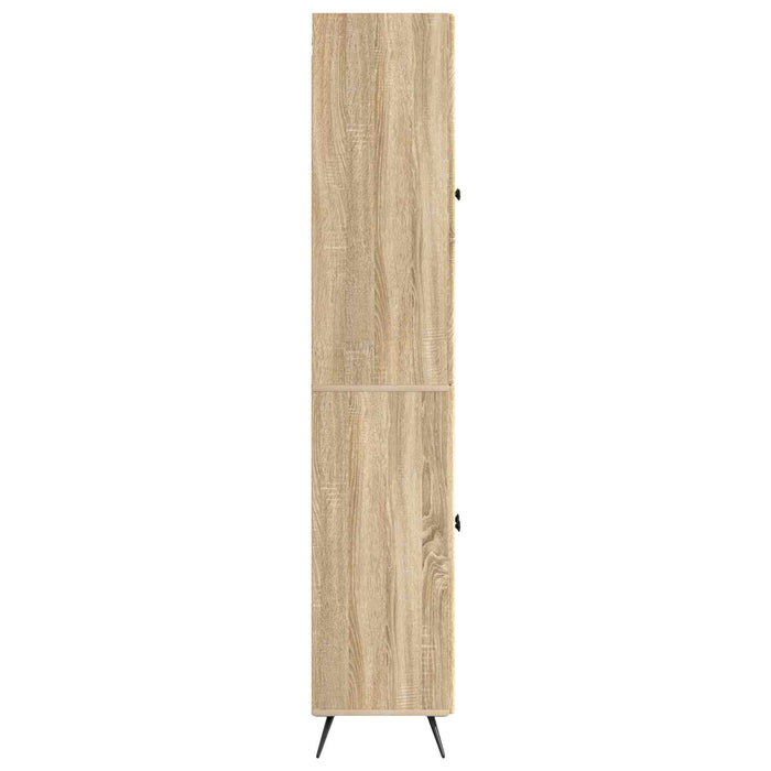 Set de Dulapuri 2 pcs Stejar Sonoma Lemn prelucrat WALTI