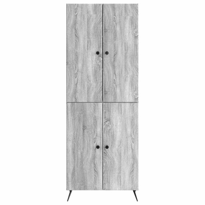 Set de Dulapuri 2 pcs Sonoma gri Lemn prelucrat WALTI