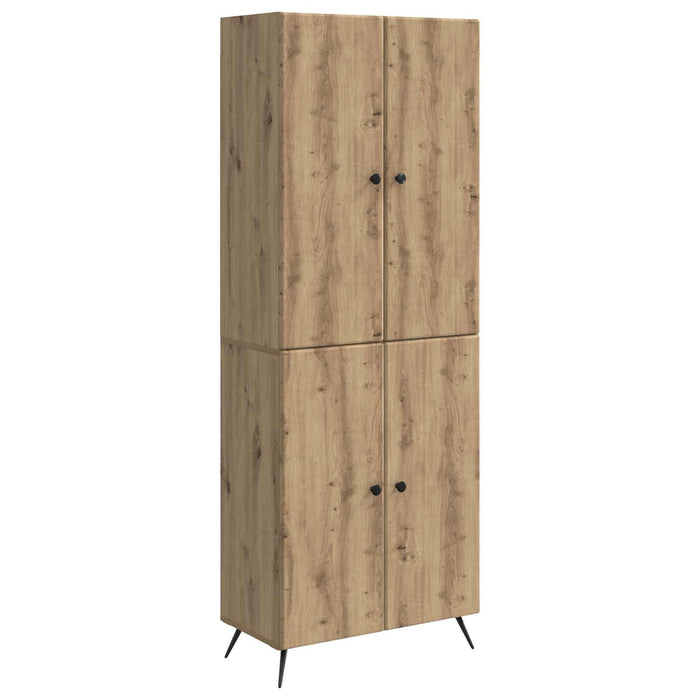 Set de Dulapuri 2 pcs Stejar Artizanal Lemn prelucrat WALTI
