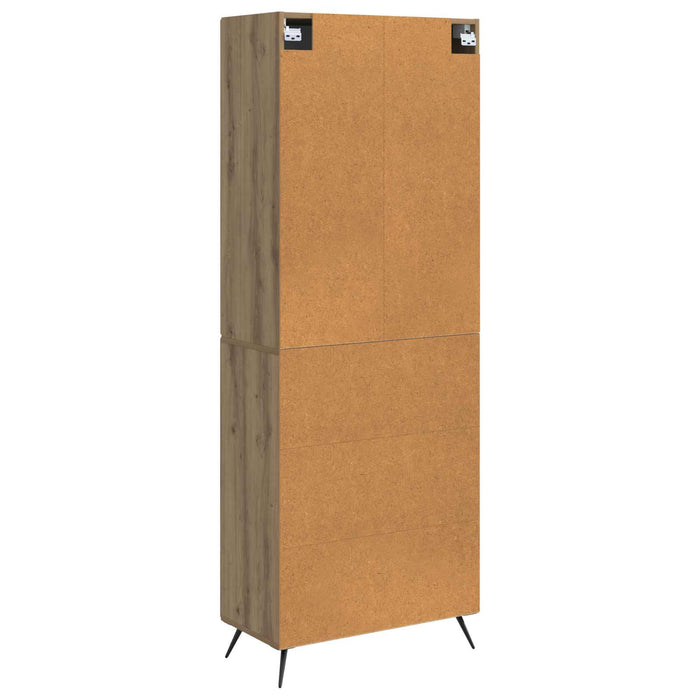Set de Dulapuri 2 pcs Stejar Artizanal Lemn prelucrat WALTI