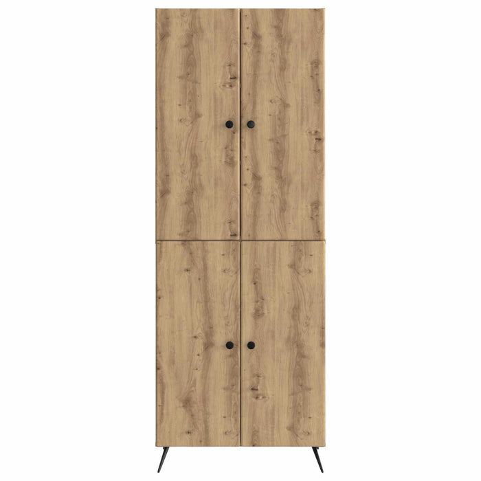 Set de Dulapuri 2 pcs Stejar Artizanal Lemn prelucrat WALTI