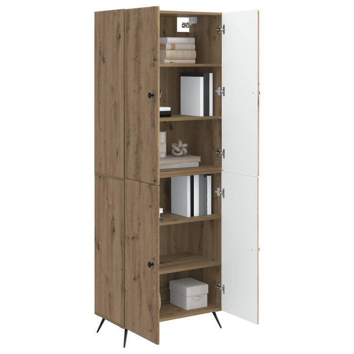 Set de Dulapuri 2 pcs Stejar Artizanal Lemn prelucrat WALTI