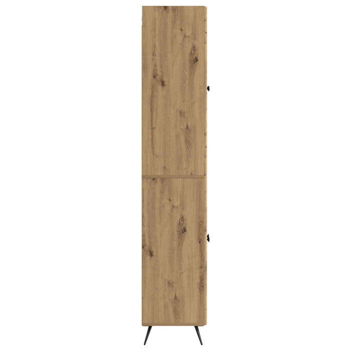Set de Dulapuri 2 pcs Stejar Artizanal Lemn prelucrat WALTI