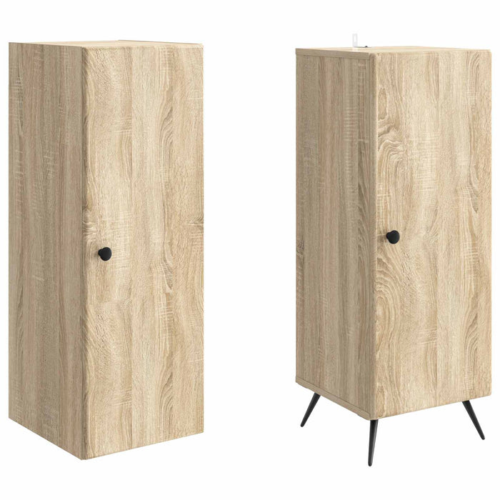 Set de Dulapuri 2 pcs Stejar Sonoma Lemn prelucrat WALTI