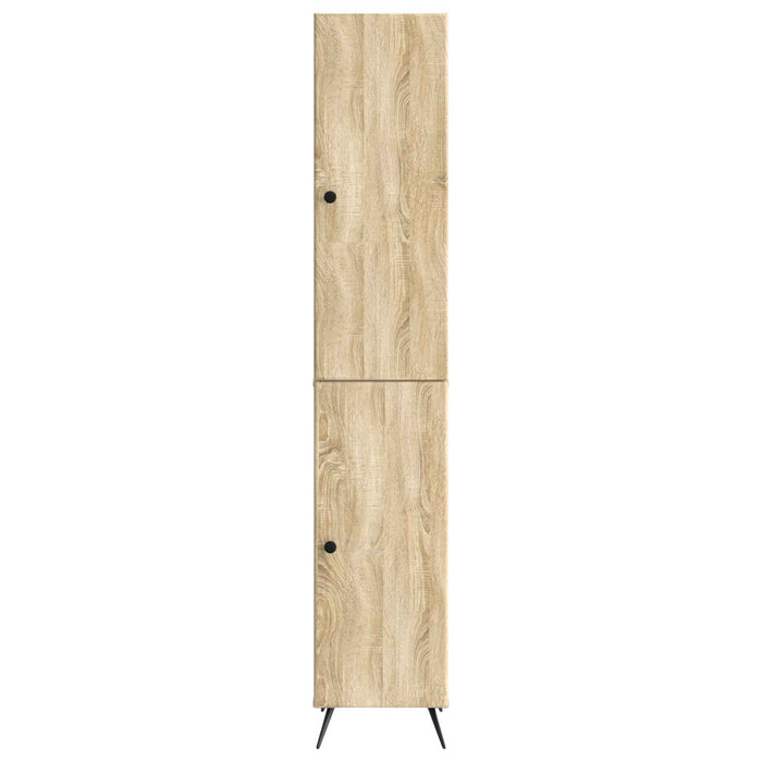 Set de Dulapuri 2 pcs Stejar Sonoma Lemn prelucrat WALTI