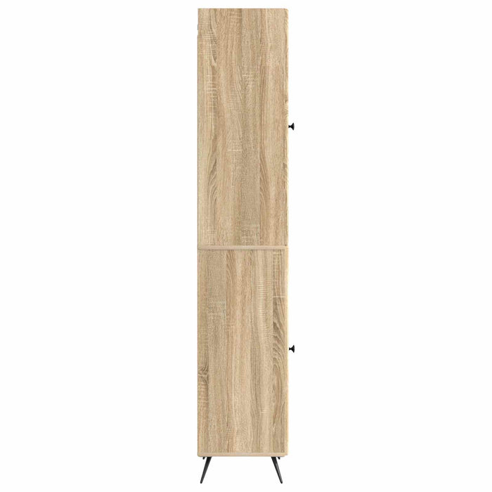 Set de Dulapuri 2 pcs Stejar Sonoma Lemn prelucrat WALTI