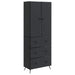 Set de Dulapuri 2 pcs Negru 66 x 34,5 x 90 cm Lemn prelucrat - WALTI WALTI