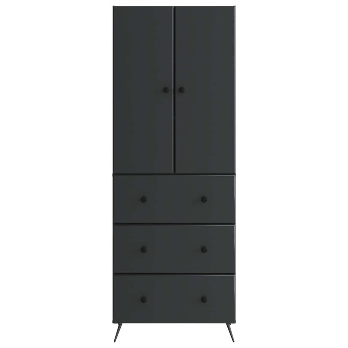 Set de Dulapuri 2 pcs Negru 66 x 34,5 x 90 cm Lemn prelucrat - WALTI WALTI