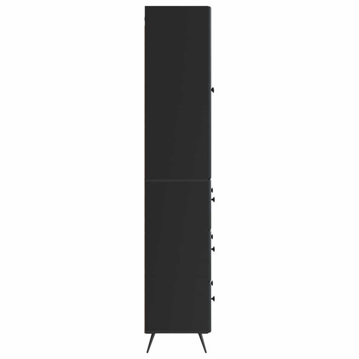 Set de Dulapuri 2 pcs Negru 66 x 34,5 x 90 cm Lemn prelucrat - WALTI WALTI