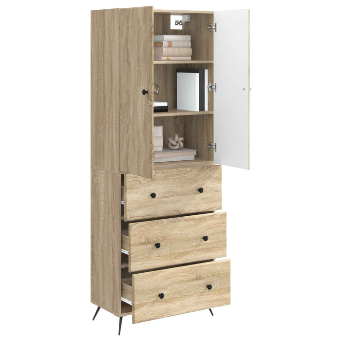 Set de Dulapuri 2 pcs Stejar Sonoma 66 x 34,5 x 90 cm - WALTI WALTI