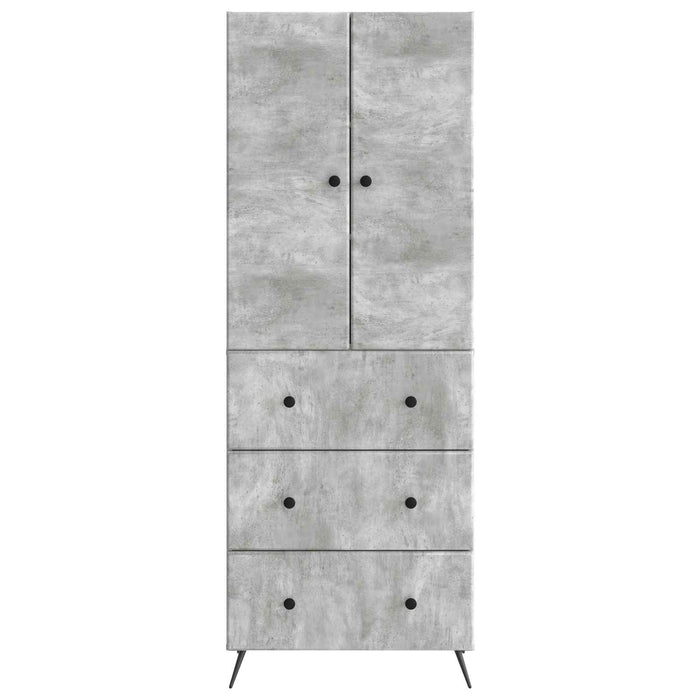 Set de Dulapuri 2 pcs Gri Beton 66 x 34,5 x 90 cm - WALTI WALTI
