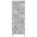 Set de Dulapuri 2 pcs Gri Beton 66 x 34,5 x 90 cm - WALTI WALTI
