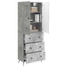 Set de Dulapuri 2 pcs Gri Beton 66 x 34,5 x 90 cm - WALTI WALTI
