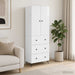 Set de Dulapuri 2 pcs Alb foarte lucios 66 x 34,5 x 90 cm - WALTI WALTI