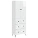 Set de Dulapuri 2 pcs Alb foarte lucios 66 x 34,5 x 90 cm - WALTI WALTI