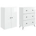 Set de Dulapuri 2 pcs Alb foarte lucios 66 x 34,5 x 90 cm - WALTI WALTI