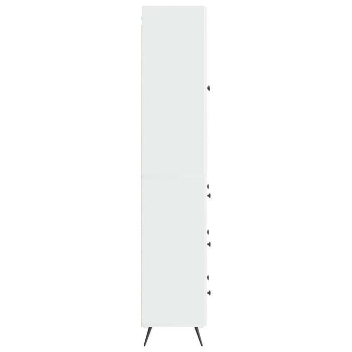 Set de Dulapuri 2 pcs Alb foarte lucios 66 x 34,5 x 90 cm - WALTI WALTI