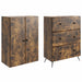 Set de Dulapuri 2 pcs Stejar fumuriu 66 x 34,5 x 90 cm - WALTI WALTI