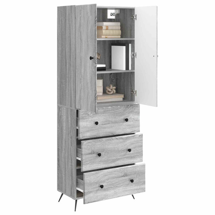 Set de Dulapuri 2 pcs Sonoma gri 66 x 34,5 x 90 cm - WALTI WALTI