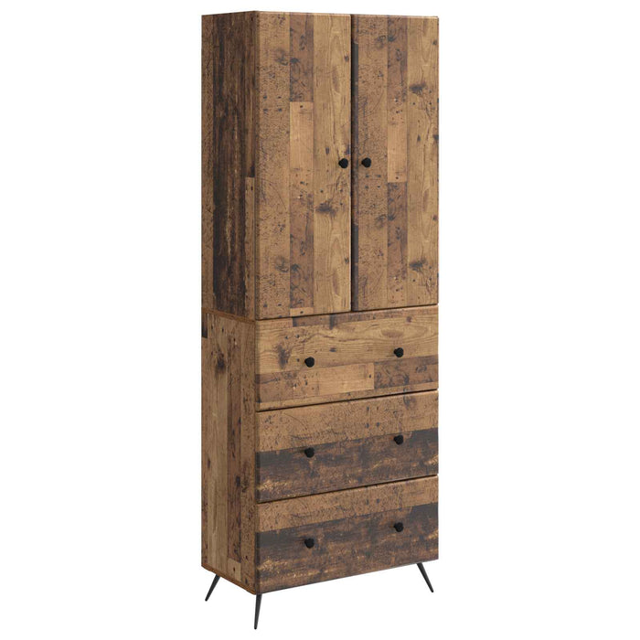 Set de Dulapuri 2 pcs Lemn vechi 66 x 34,5 x 90 cm - WALTI WALTI