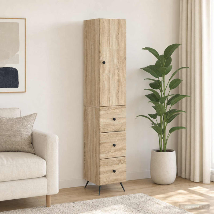 Set de Dulapuri 2 pcs Stejar Sonoma 34,5 x 34,5 x 90 cm - WALTI WALTI