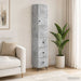 Set de Dulapuri 2 pcs Gri Beton 34,5 x 34,5 x 90 cm - WALTI WALTI