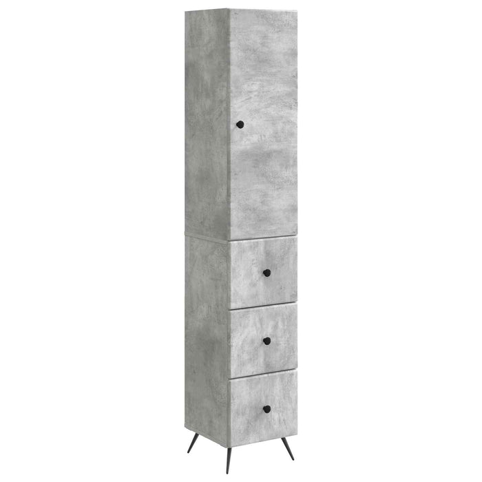 Set de Dulapuri 2 pcs Gri Beton 34,5 x 34,5 x 90 cm - WALTI WALTI