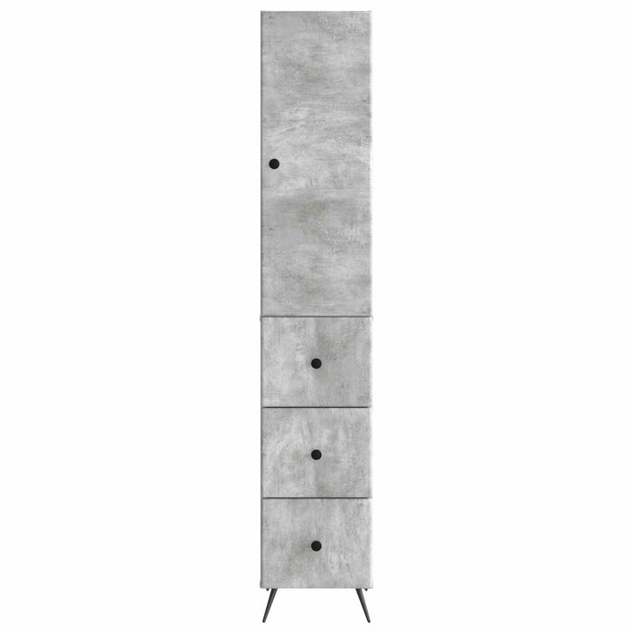 Set de Dulapuri 2 pcs Gri Beton 34,5 x 34,5 x 90 cm - WALTI WALTI