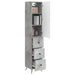 Set de Dulapuri 2 pcs Gri Beton 34,5 x 34,5 x 90 cm - WALTI WALTI