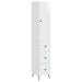 Set de Dulapuri 2 pcs Alb foarte lucios 34,5 x 34,5 x 90 cm - WALTI WALTI