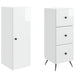Set de Dulapuri 2 pcs Alb foarte lucios 34,5 x 34,5 x 90 cm - WALTI WALTI
