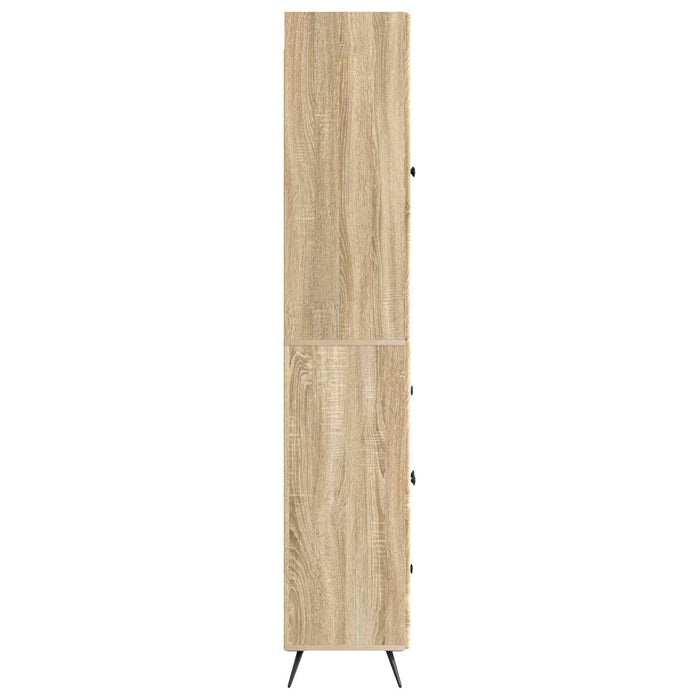 Set de Dulapuri 2 pcs Stejar Sonoma Lemn prelucrat WALTI