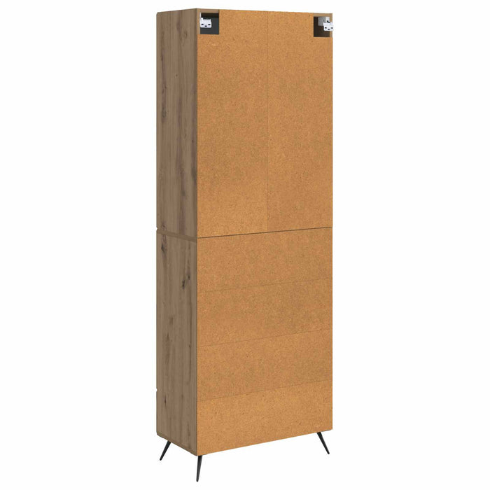 Set de Dulapuri 2 pcs Stejar Artizanal Lemn prelucrat WALTI