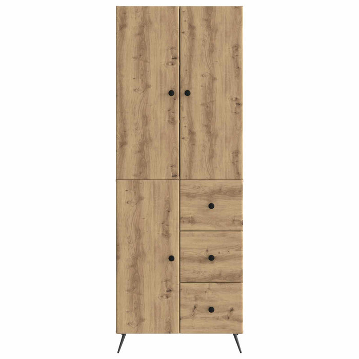 Set de Dulapuri 2 pcs Stejar Artizanal Lemn prelucrat WALTI