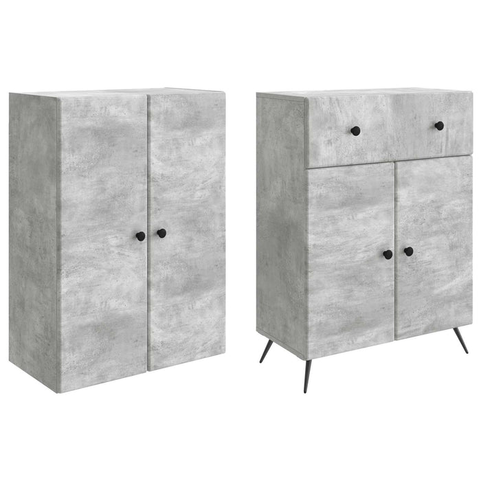 2 pcs Gri Beton WALTI