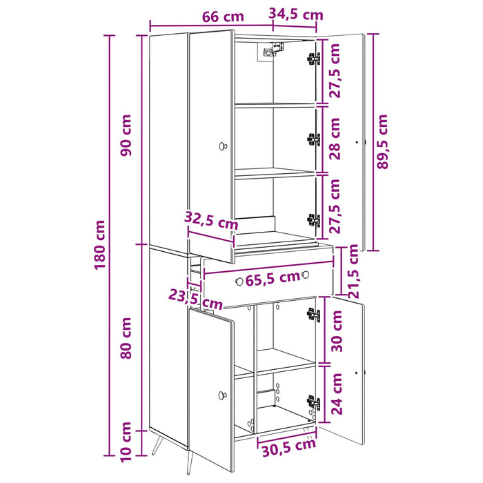 2 pcs Alb foarte lucios WALTI